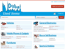Tablet Screenshot of dubaiuseditems.com